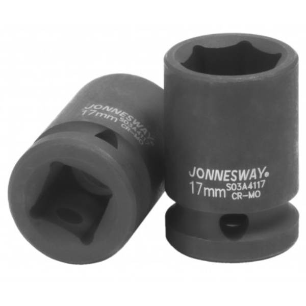 Головка торцевая ударная 1/2"DR, 17 мм Jonnesway S03A4117