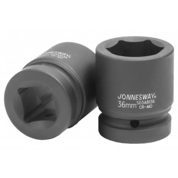 Головка торцевая ударная 1"DR, 36 мм Jonnesway S03A8136