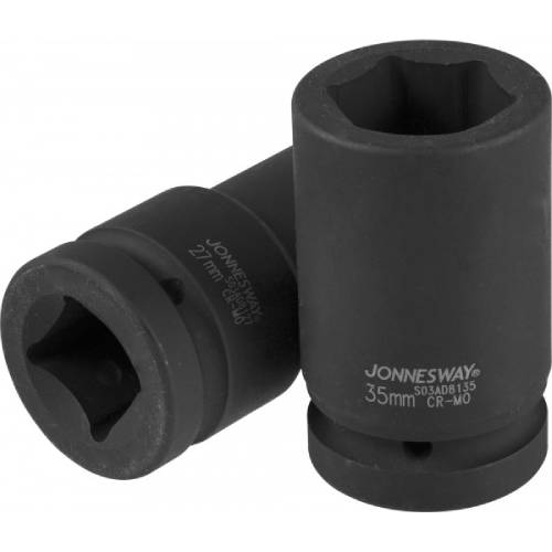 Головка торцевая ударная глубокая 1"DR, 32 мм Jonnesway S03AD8132