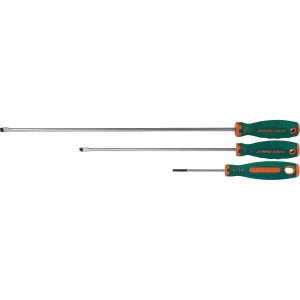 Отвертка стержневая шлицевая ANTI-SLIP GRIP, SL10.0х250 мм Jonnesway D71S10250