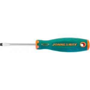 Отвертка стержневая шлицевая ANTI-SLIP GRIP, SL5.5х75 мм Jonnesway D71S575