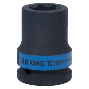 Головка торцевая ударная TORX Е-стандарт 3/4″, E28, L = 56 мм KING TONY 657528M