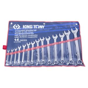 Набор комбинированных ключей, 5/16″-1-1/4″, 14 предметов KING TONY 1214SR