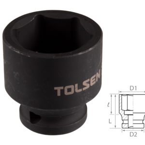 Головка торцевая ударная шестигранная 1/2", 30 мм TOLSEN TT18230