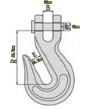 Цепь с крюком L=1,2 м (1 шт.) — изображение 3