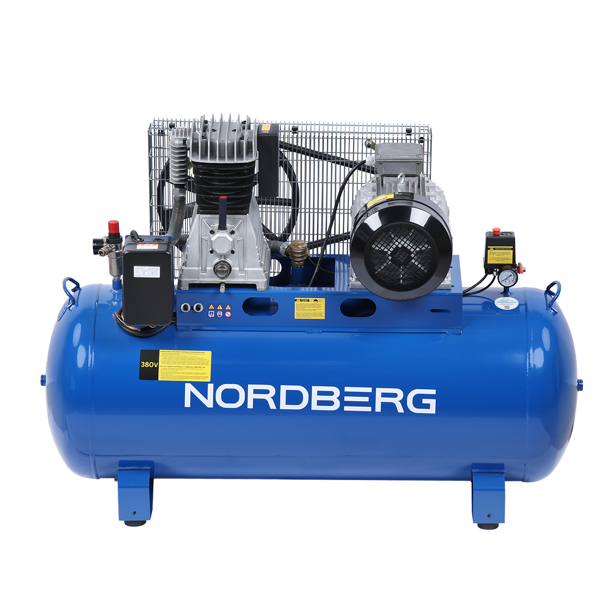 Компрессор поршневой с ременным приводом, объем 300 л NORDBERG ECO NCE300/810 — изображение 7