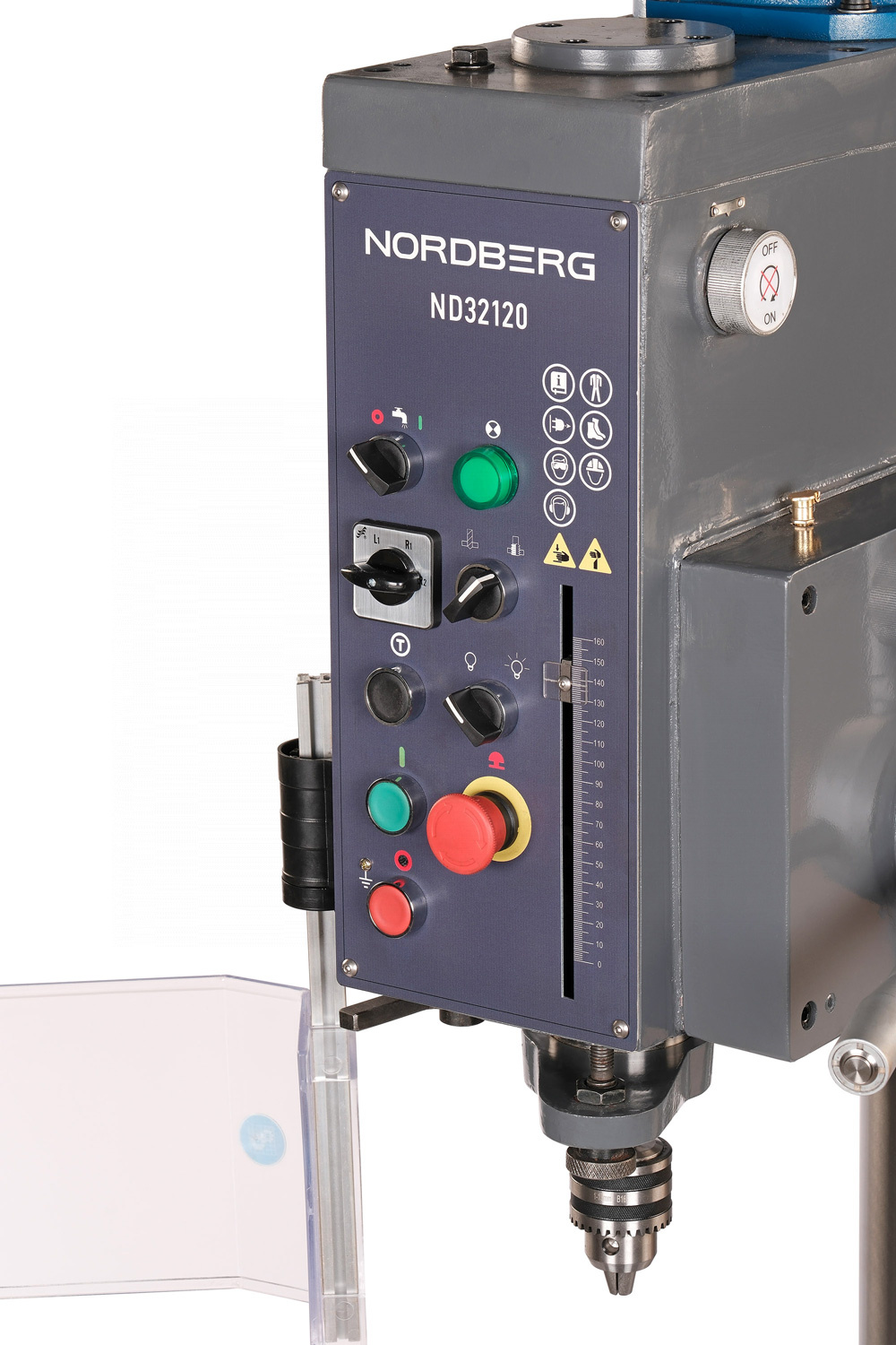 Сверлильный редукторный станок с тисками NORDBERG ND32120 — изображение 3