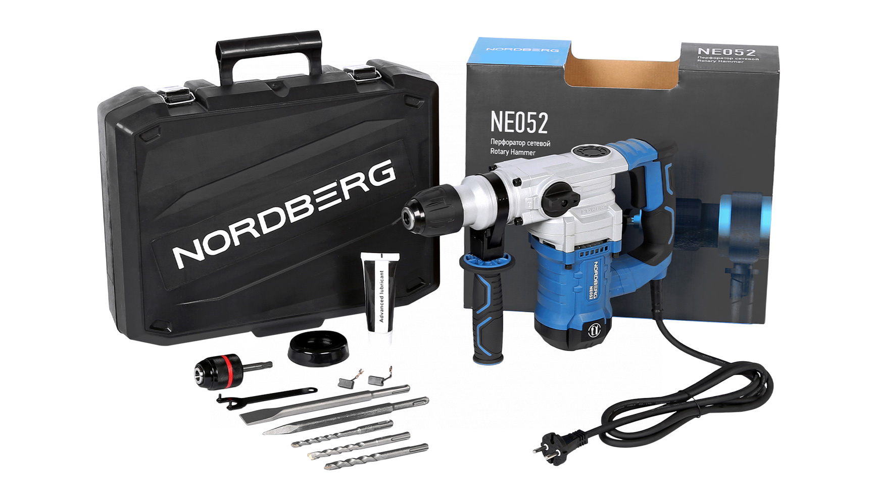 Перфоратор, SDS-plus, 1200 Вт NORDBERG NE052 — изображение 18