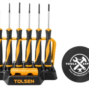 Набор прецизионных отверток "GRIPro", 8 предметов TOLSEN TT20193