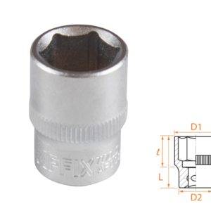 Головка торцевая стандартная шестигранная 3/8", 14 мм AFFIX AF00030014