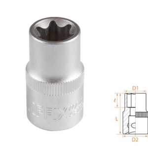 Головка торцевая TORX Е-стандарт 1/2", E16 AFFIX AF00043016