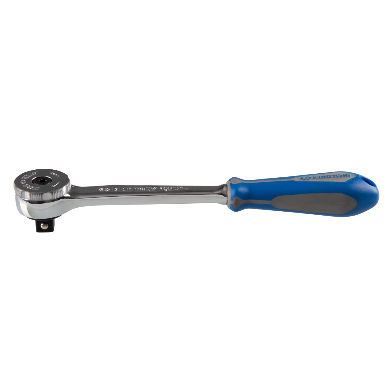 Трещотка 3/8", 200 мм, 72 зубца, дисковый механизм KING TONY 3755-08G