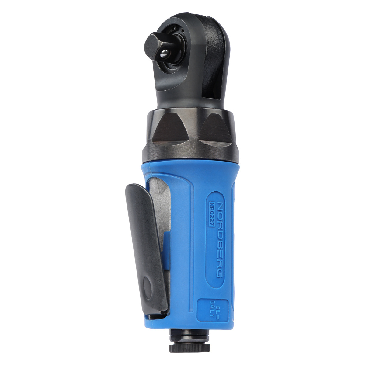 Пневмогайковерт угловой (пневмотрещотка мини) 3/8", 54 Нм NORDBERG NP0227 — изображение 3