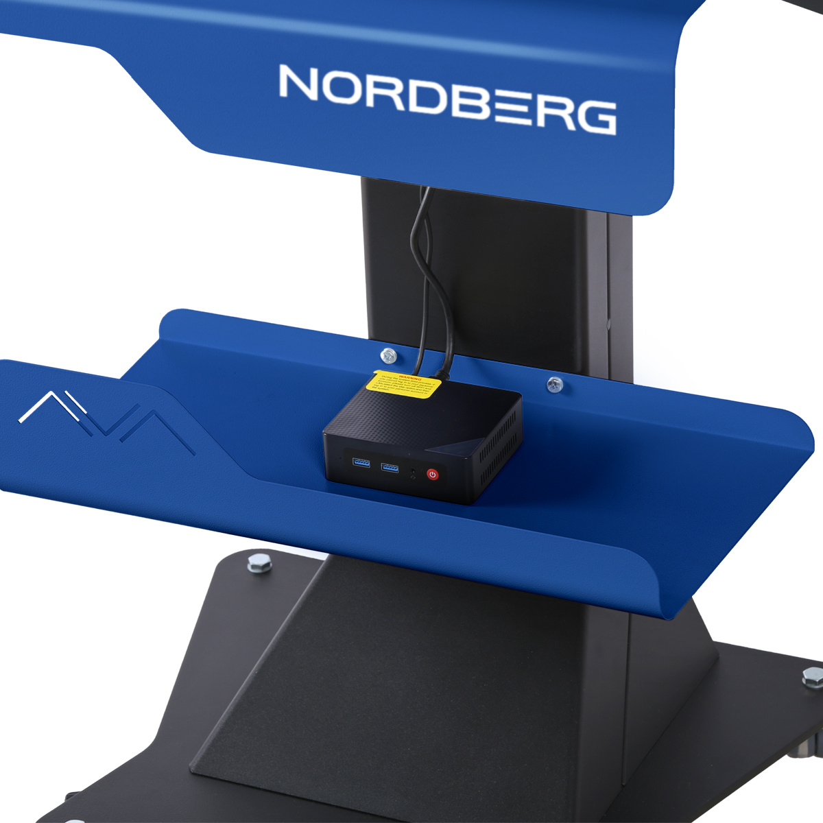 Стенд сход-развал 3D настенный, без колонны NORDBERG C802-C_синий — изображение 13