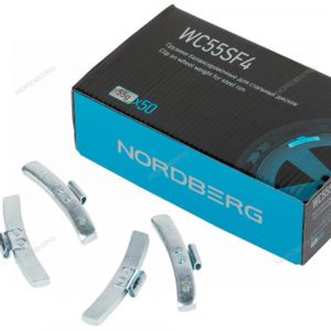 Грузики балансировочные для стальных дисков Fe 55 г, 50 шт. NORDBERG WC55SF4