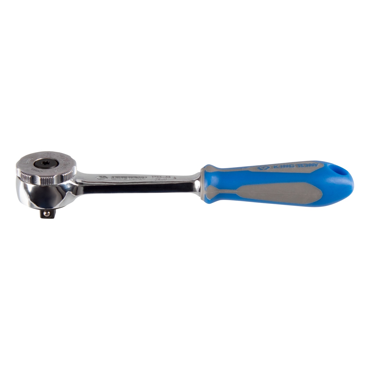 Трещотка 1/4", 144 мм, 72 зубца, дисковый механизм KING TONY 2755-55G
