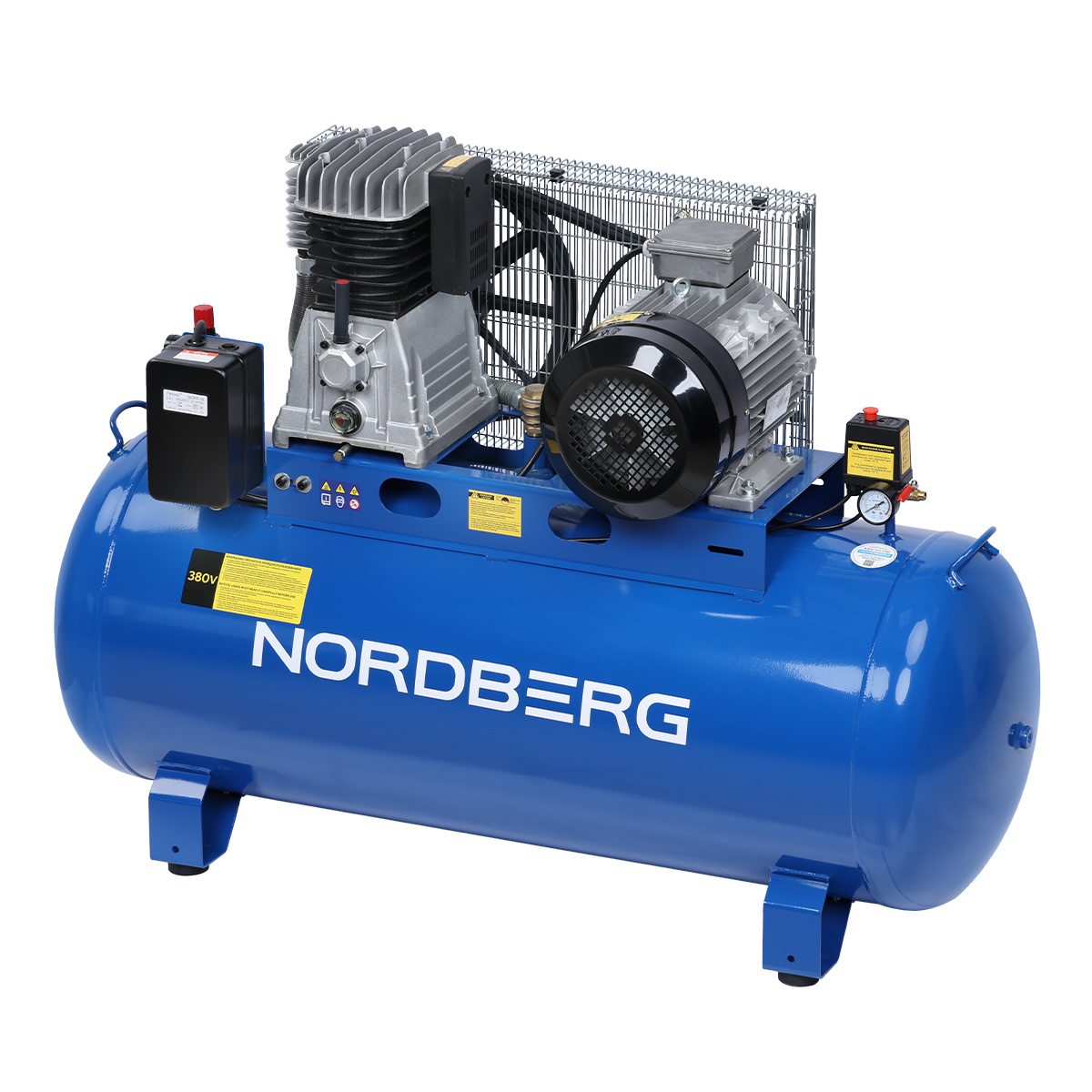 Компрессор поршневой с ременным приводом, объем 300 л NORDBERG ECO NCE300/810 — изображение 4
