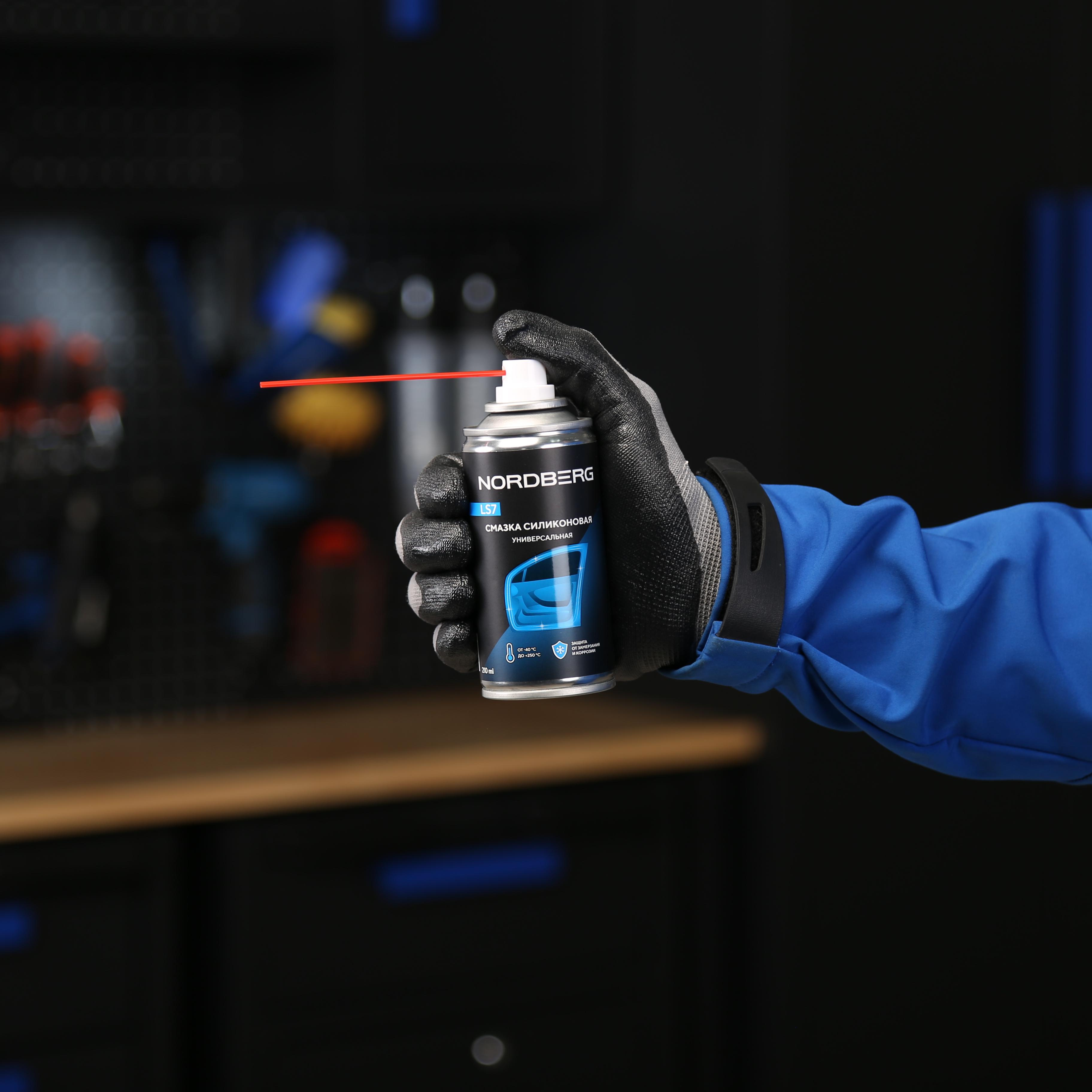 Смазка силиконовая LS7, аэрозоль, 210 мл, LS7-210 — изображение 4