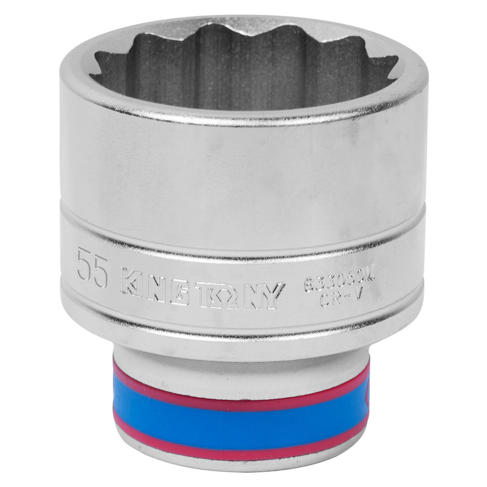 Головка торцевая стандартная двенадцатигранная 3/4", 55 мм KING TONY 633055M