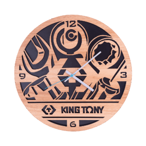 Часы настенные с логотипом бренда «KING TONY» TC001