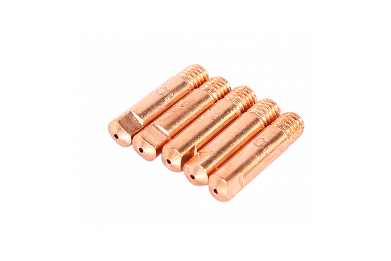 Сварочный наконечник для горелки MIG/MAG E-CU, M6x25, 1 мм, 5 шт. NORDBERG WMI-N10 — изображение 2