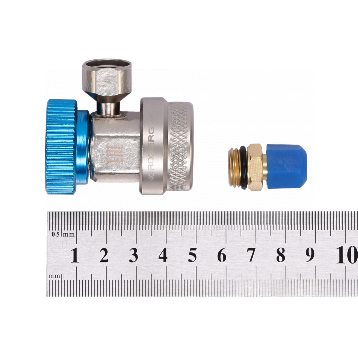 Муфта быстросъемная R134a низкое давление, синяя NORDBERG NFA1L — изображение 5