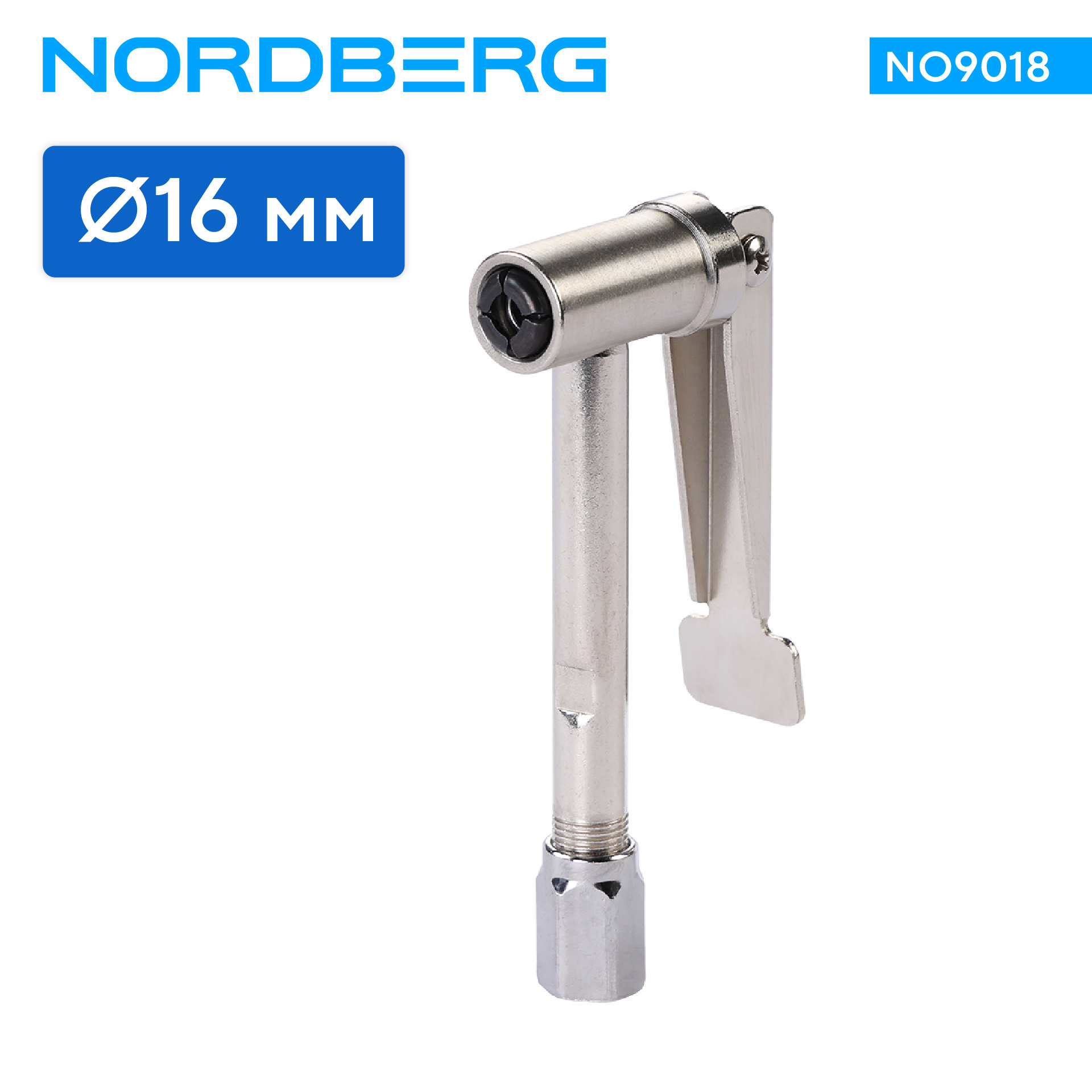 Наконечник быстросъемный угловой для плунжерного шприца NORDBERG NO9018 — изображение 2