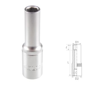 Головка торцевая глубокая шестигранная 1/2", 11 мм TOLSEN TT16561
