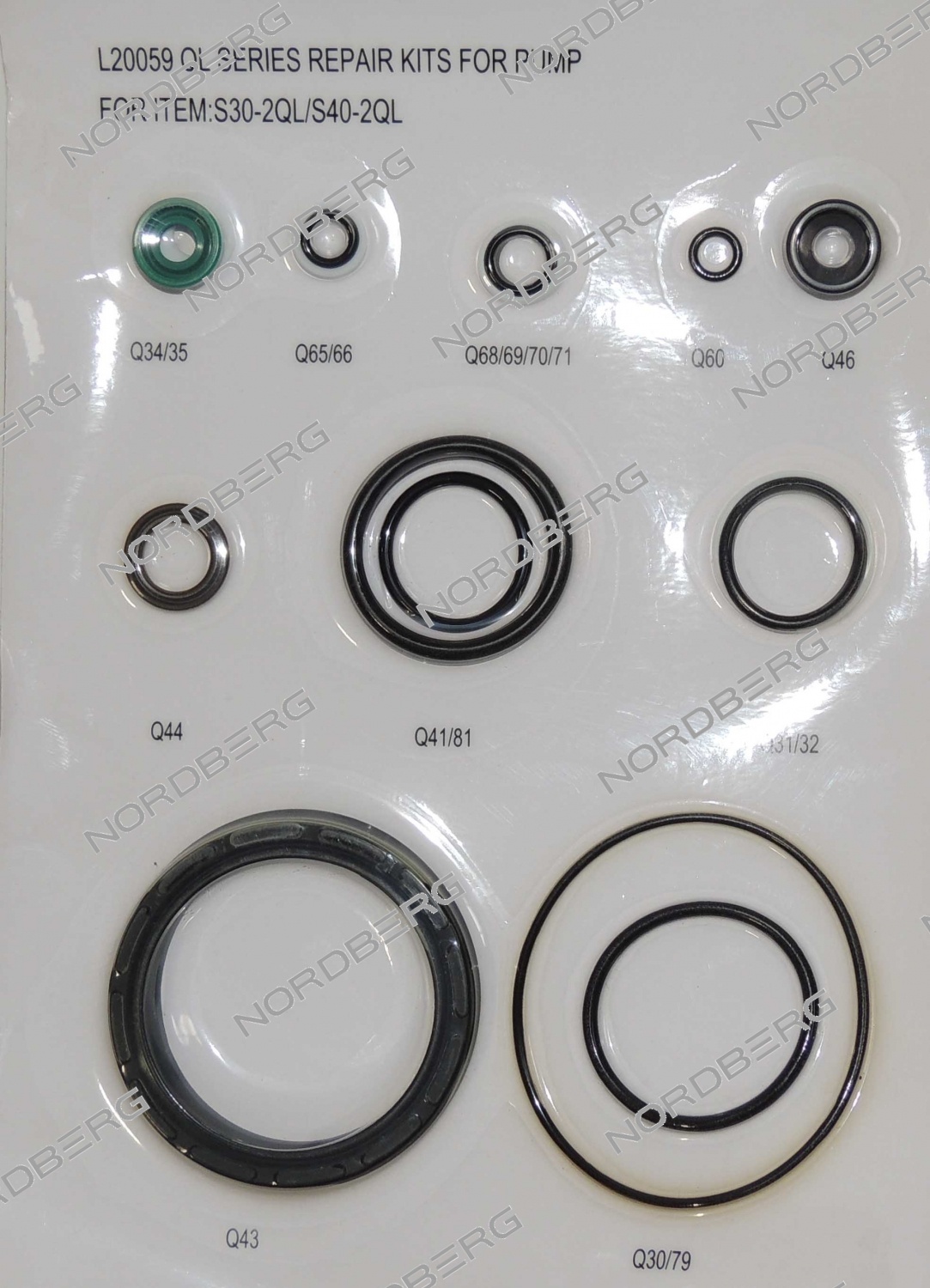 Ремкомплект пневмонасоса PK для домкрата N302 NORDBERG 000003961