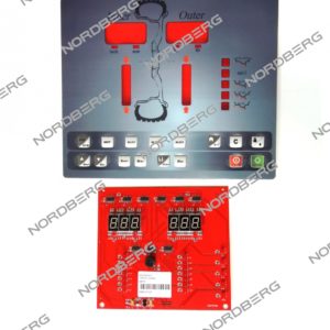 Дисплей с клавиатурой всборе для 4524C NORDBERG B-01-1210002+B-01-1210003