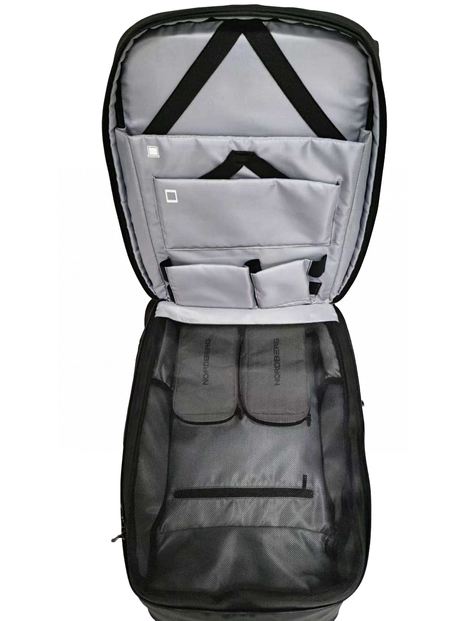 Рюкзак черный с логотипом NORDBERG BAG-7080B — изображение 9