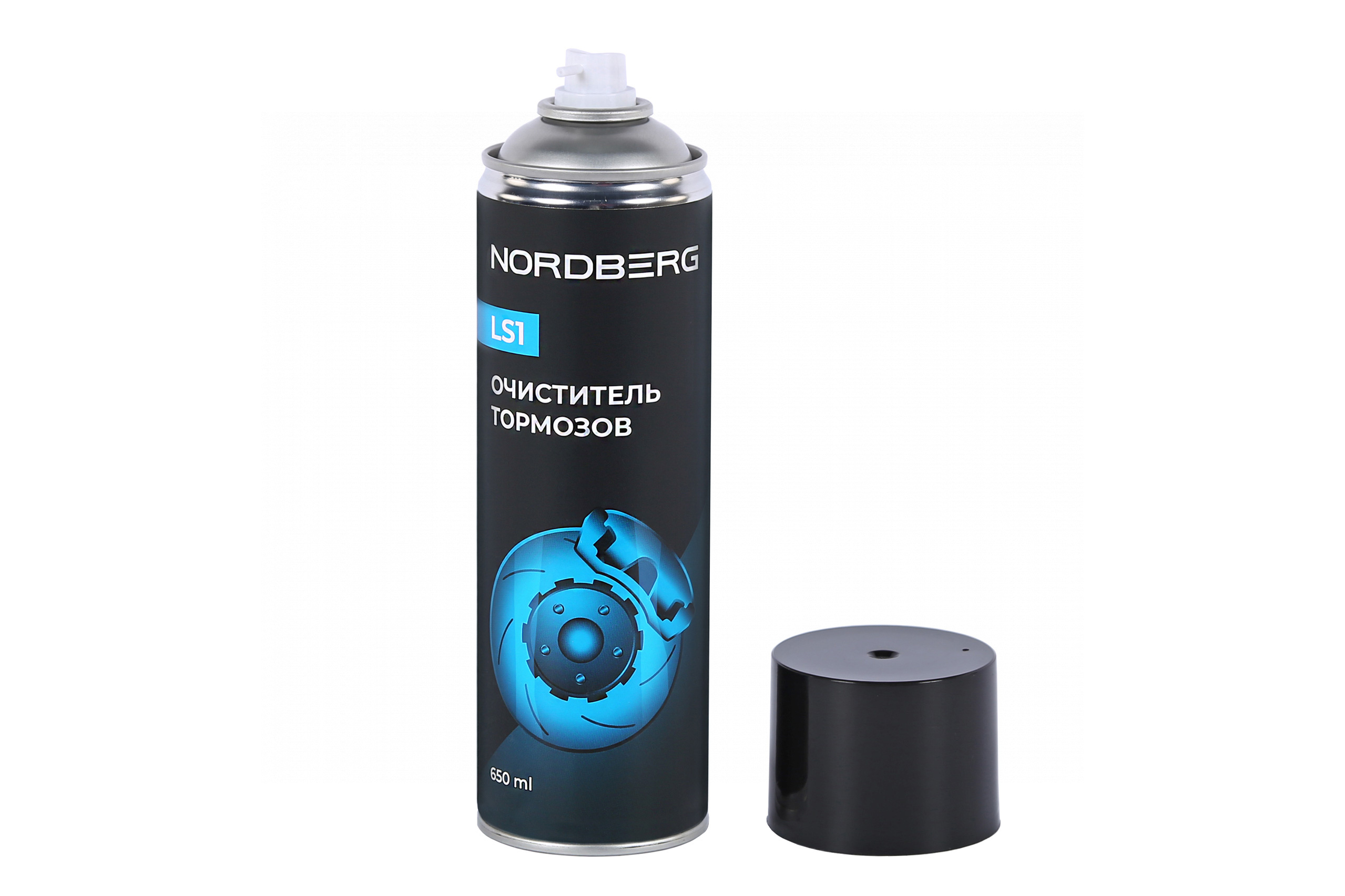 Очиститель тормозов LS1, аэрозоль, 650 мл NORDBERG LS1-650 — изображение 2