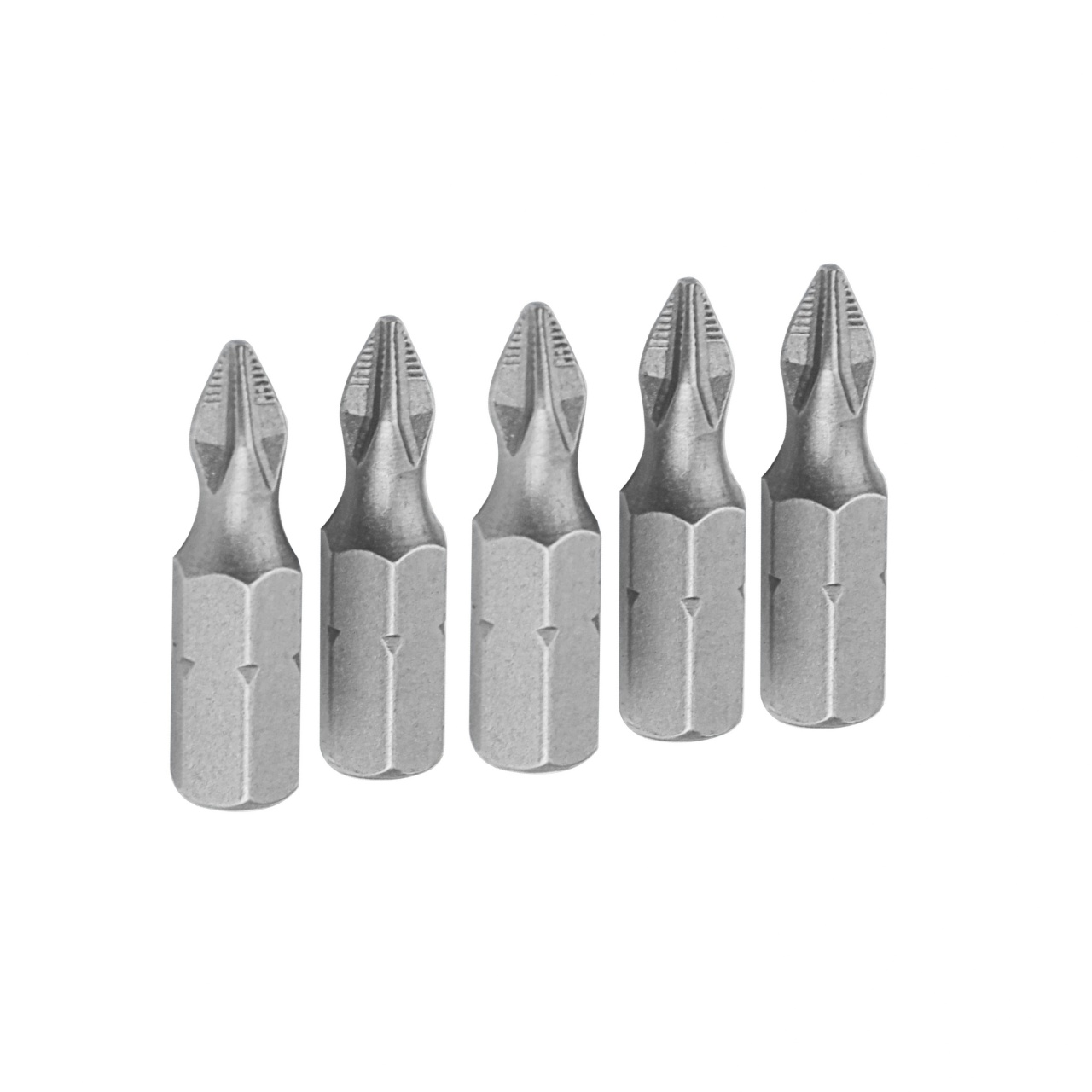 Набор вставок (бит) торцевых 1/4", Phillips, PH2, 25 мм, 5 предметов TOLSEN TT20271