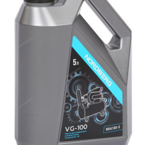 Масло компрессорное VG-100, 5 л NORDBERG NHA100-5