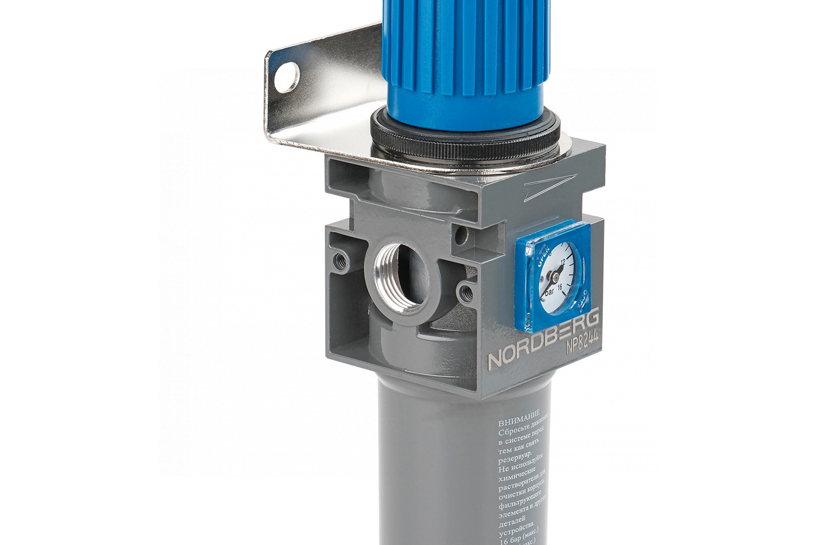 Фильтр воздушный с редуктором, 1/2", 16 бар NORDBERG NP8244 — изображение 3