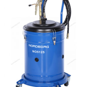 Установка электрическая для раздачи густой смазки с баком, 25 л NORDBERG NO5125
