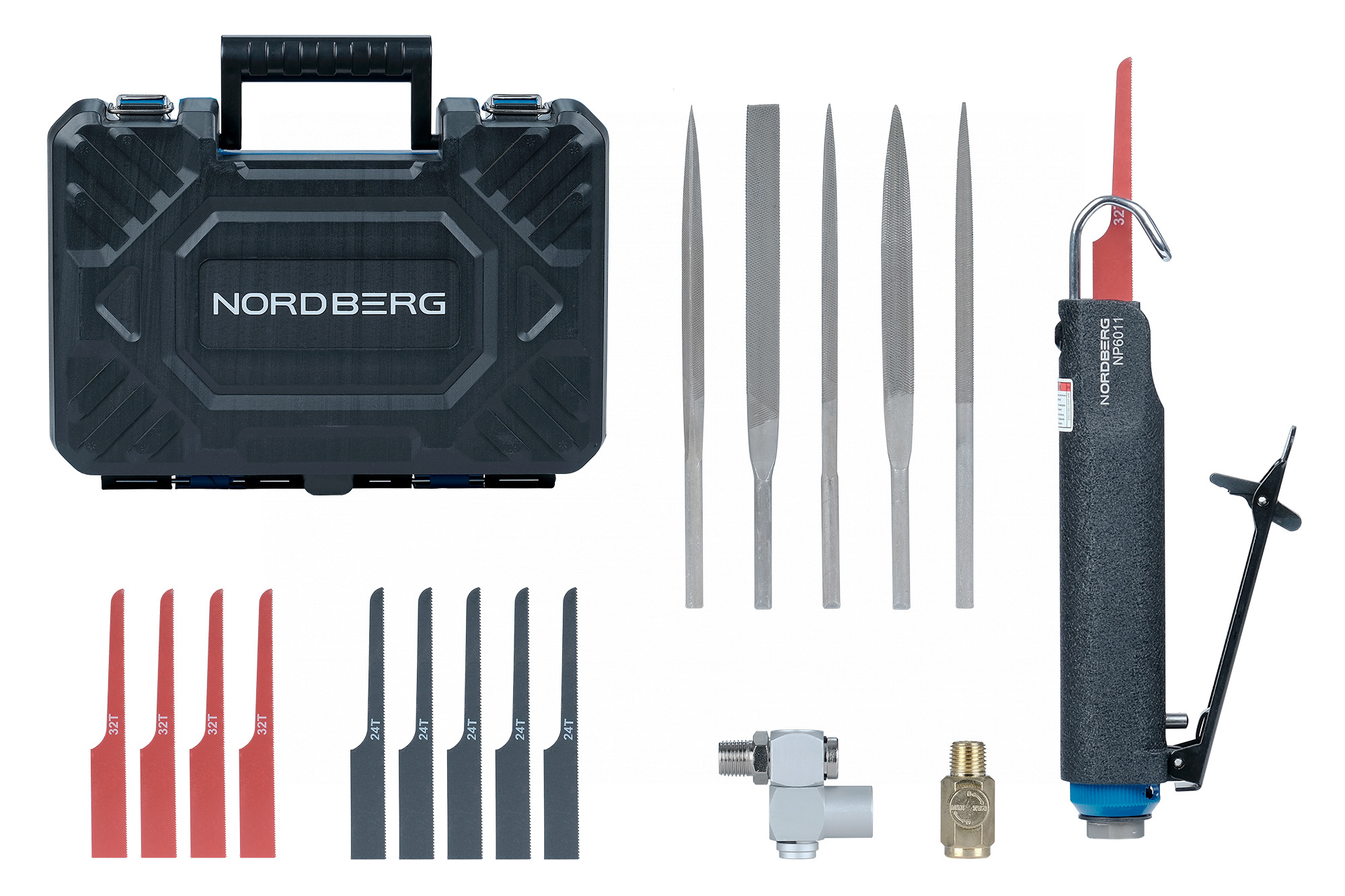 Пневмолобзик в кейсе NORDBERG NP6011K — изображение 2