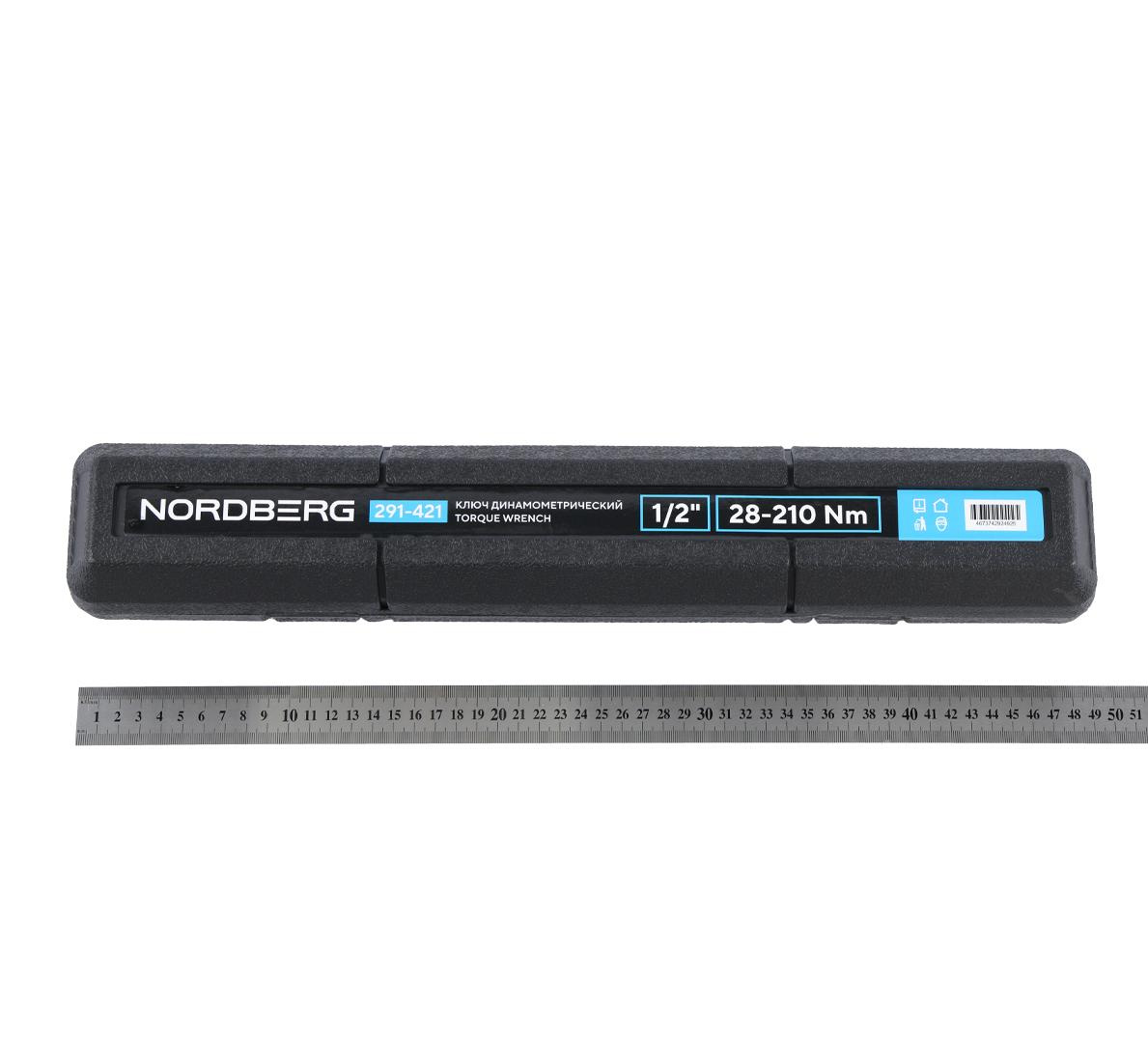 Ключ динамометрический 1/2", 28-210 Нм, в кейсе NORDBERG 291-421 — изображение 14