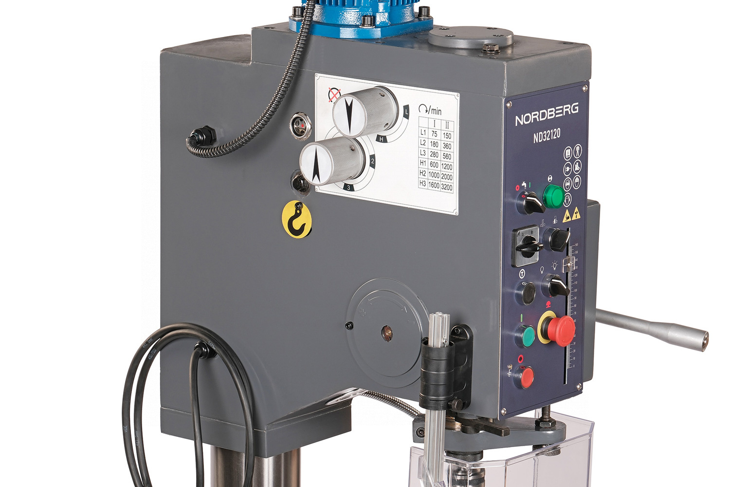 Сверлильный редукторный станок с тисками NORDBERG ND32120 — изображение 7