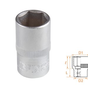 Головка торцевая стандартная шестигранная 1/2", 16 мм AFFIX AF00040016