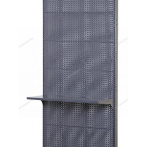 Стеллаж перфорированный с фризом, 2250х1000х500 мм NORDBERG NSHELV-25-1