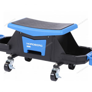 Сиденье ремонтное на колесах с выдвижным лотком для инструмента NORDBERG N30S12