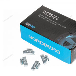 Грузики балансировочные для литых дисков Fe 25 г, 100 шт. NORDBERG WC25AF4