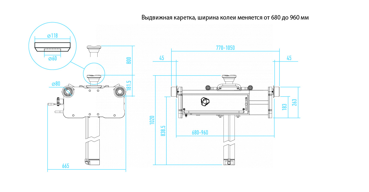 Домкрат пневмогидравлический ямный (канавный подъемник), 15 т NORDBERG N5015T — изображение 2