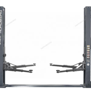 Подъемник двухстоечный 4 т, с электростопорами, 380 В, серый NORDBERG N4120BE-4G_3+2_380