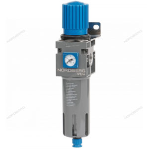 Фильтр воздушный с редуктором, 1/2″, 16 бар NORDBERG NP8244