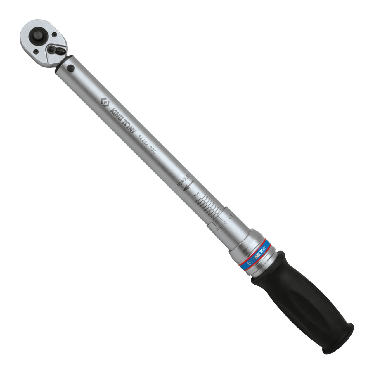 Динамометрический ключ 1/2", 20-100 Нм, "EXACT", для левой и правой резьбы, футляр KING TONY 34462-3DG