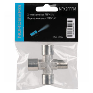Переходник крест FFFМ1/4″