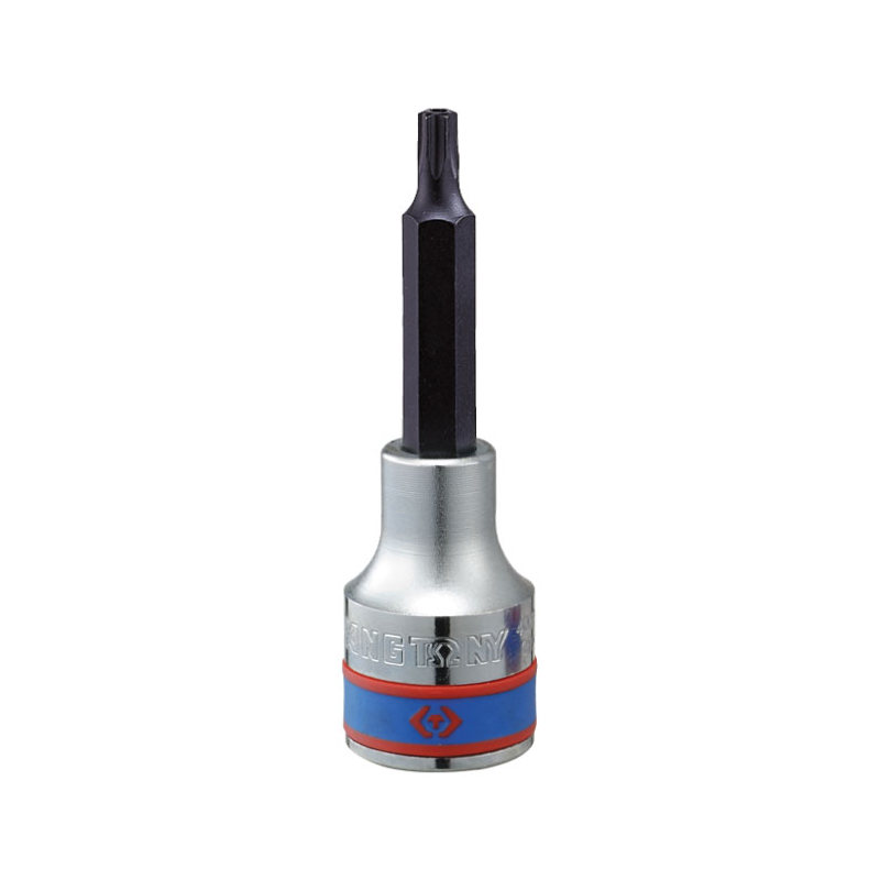 Насадка (бита) торцевая 1/2″, Torx, T40, L = 80 мм, с отверстием KING TONY 403740
