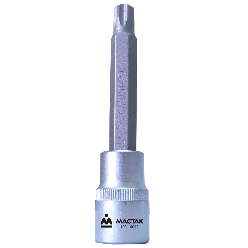 Насадка (бита) торцевая 1/2″, TORX, T52, L = 140 мм, для ГБЦ VAG МАСТАК 103-16052